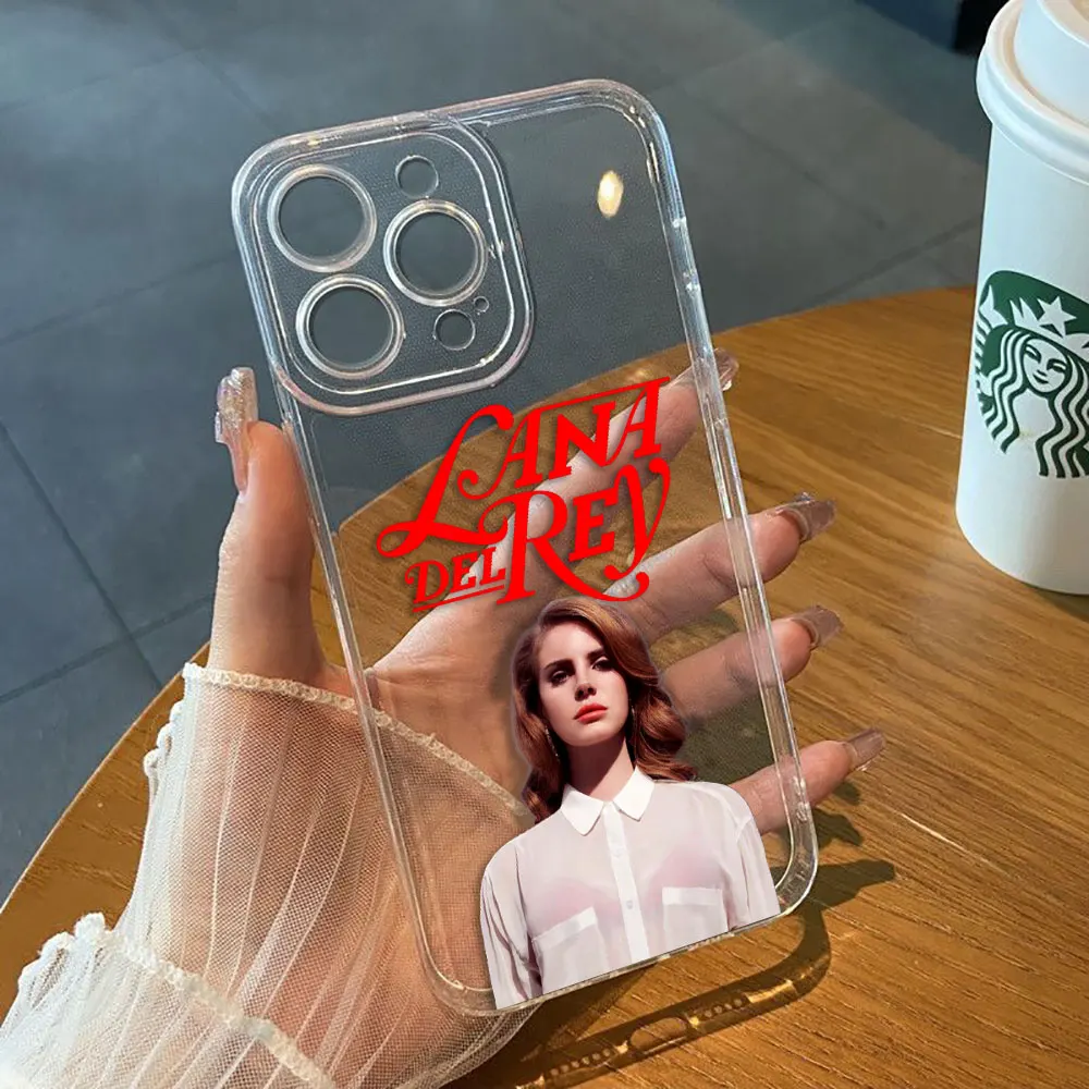 حار المغني لانا ديل ري جراب هاتف ل Redmi K40 13C 13 12 12C 10 10C 10X 10A 9 9C 9T 9A 8 7 A1 A2 A3 A5 زائد واضح قذيفة #5