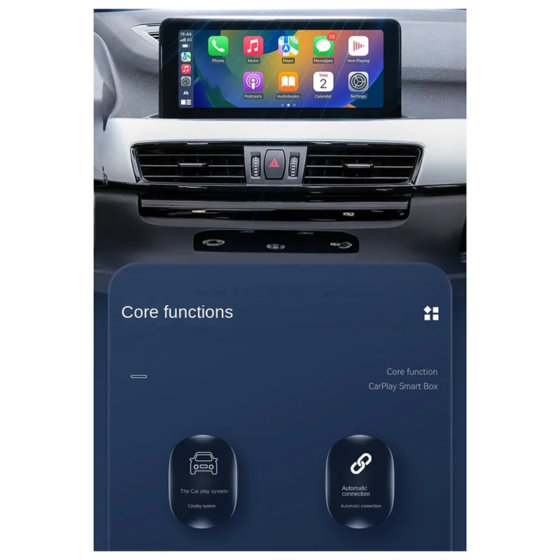 【Winkel nu】USB 2-in-1 draadloze Carplay Android-adapter Draadloze adapter Auto-adapter Bedraad Converteren naar Android Auto Wireless Box