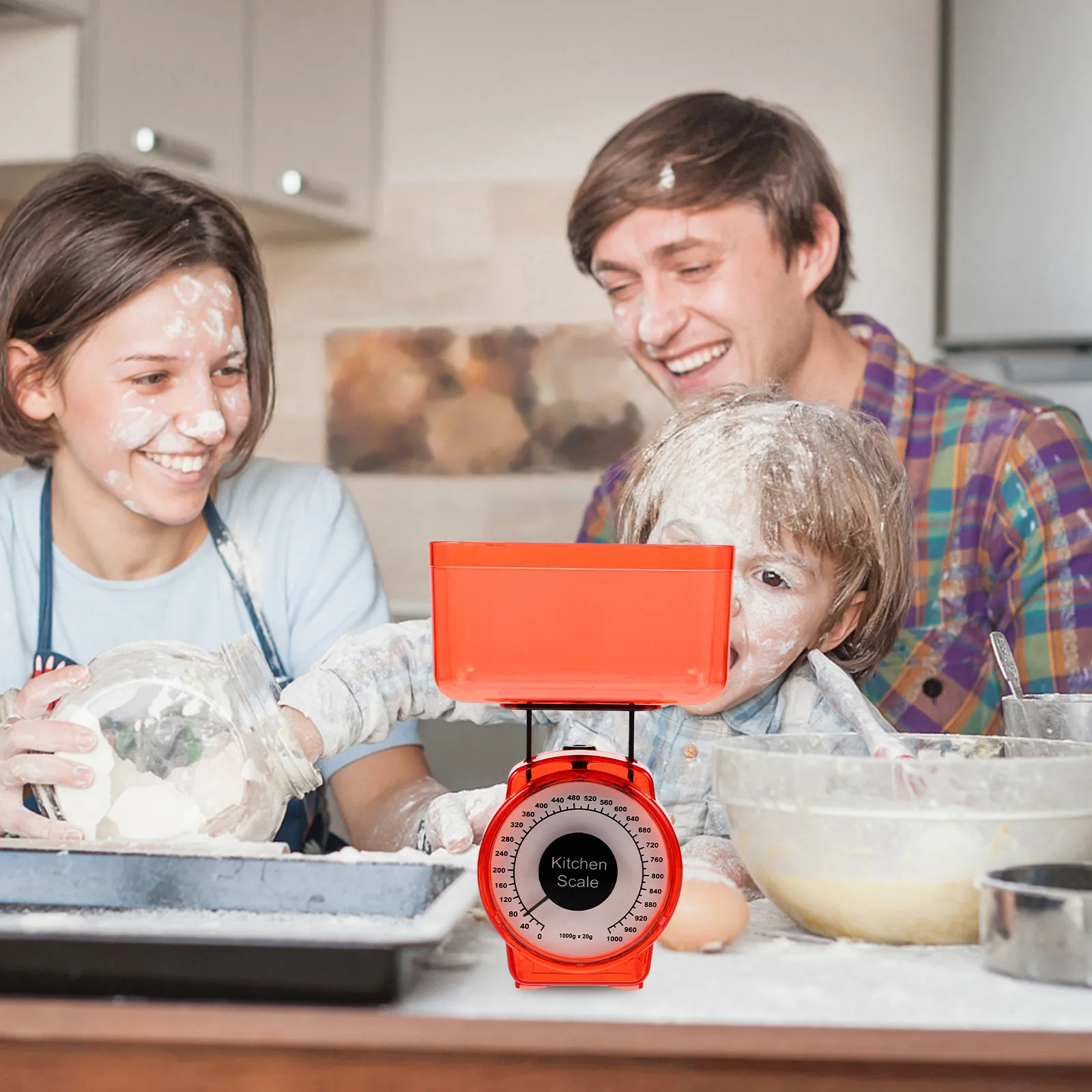 Kitchen Scale Large Plastic Mechanical Platform Food Scale Baking Pastry Multi Functional Accurate Food Weighing Tool Home