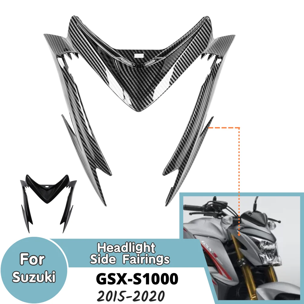 

GSX-S1000 Front Headlight Side Cover for Suzuki GSX-S GSXS 1000 2015-2020 GSXS1000 Motorcycle Fairing Bodywork Accessories