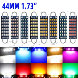 2/4/10PCS AC DC 12V 44mm 221 1.73inch 24SMD Rigid Loop C5W Festoon Bulbs C10W 561 Cargo Ceiling Dome Reading Roof Light White