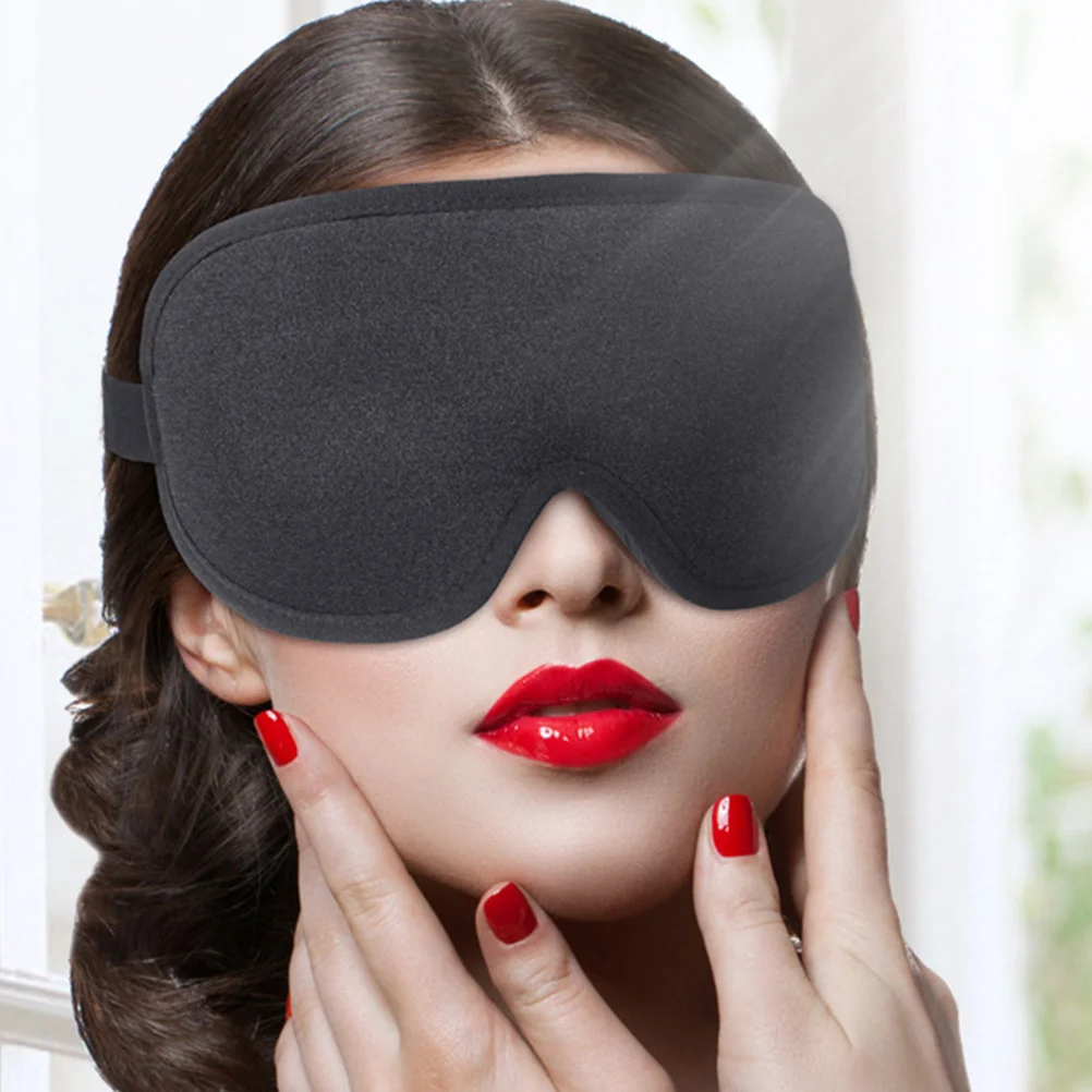 

Маска для сна для женщин и мужчин, эластичная светоблокирующая маска для глаз, портативная дышащая крышка для глаз для путешествий, сна, унисекс