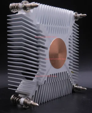 For All-in-one Machine ITX Ultra-thin Copper Bottom Heat Pipe CPU Radiator 1700 115X 1200 NAS Industrial Control OPS Silent