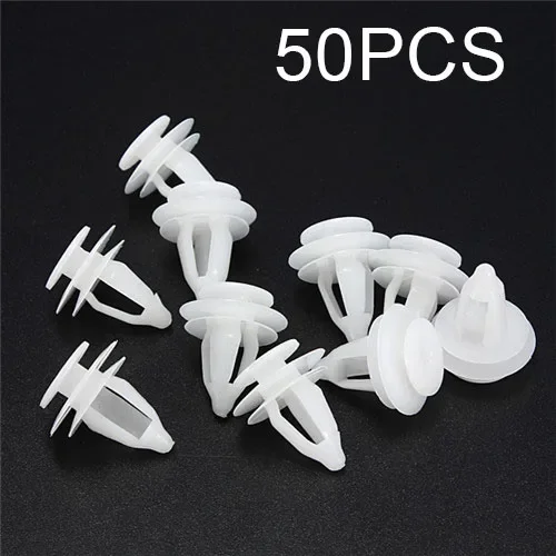 50pcs Exterior Side Moulding Clips Door Trim Clips For Citroen Saxo Xsara Berlingo Car Fastener Parts NEW