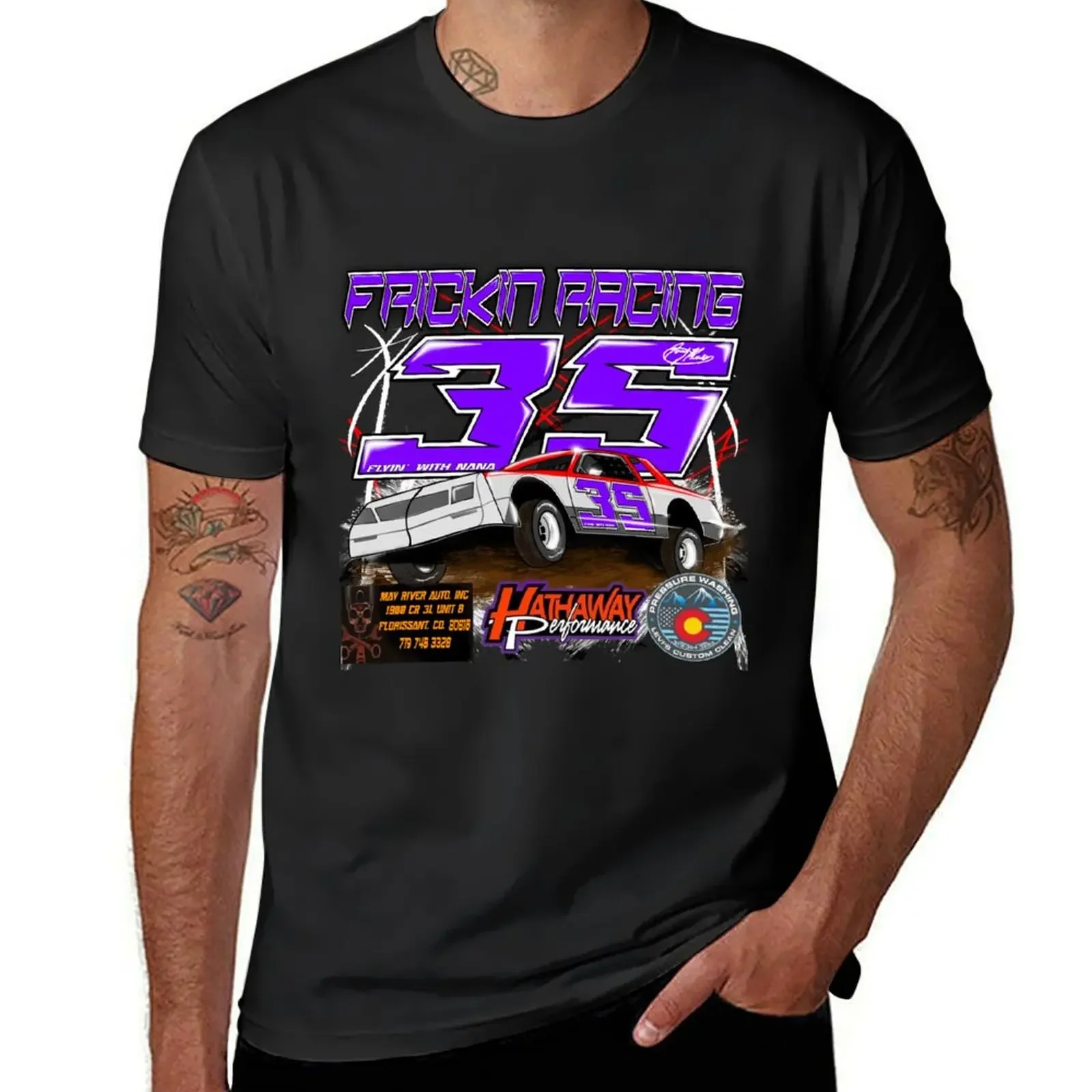 Frickin Racing 2023 T-Shirt sublime shirts graphic tees t shirts for men pack