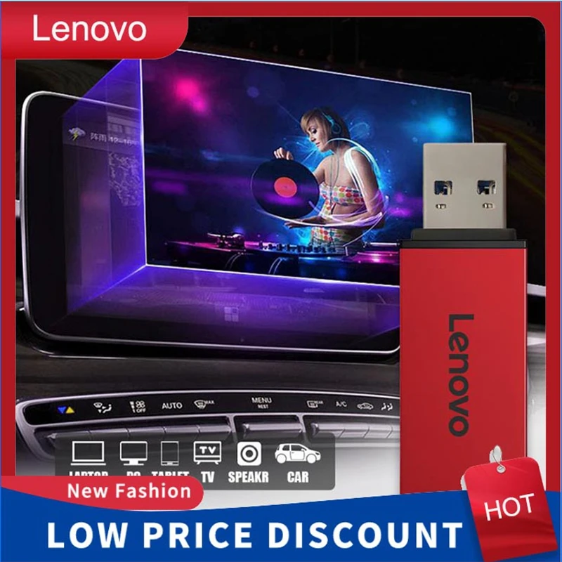 Lenovo Flash Drives 2TB Usb 3.0 Mini High Speed Metal Pendrive 1TB 512GB Flash Drive 512GB USB Memory Storage Device U Disk