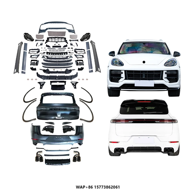 

Car Front and Rear Bumper Led Headlight Tailgate Taillights for PAG Cayenne 2011-2017 Upgrade 2024 Car Bodykit