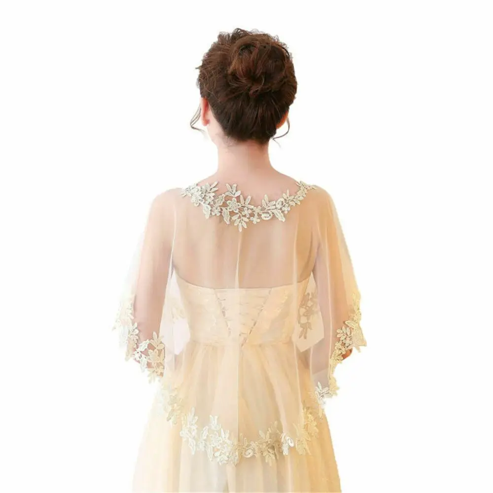 Summer Casual Party Evening Dress Shawl Elegant Lace Shawl Wedding Cape