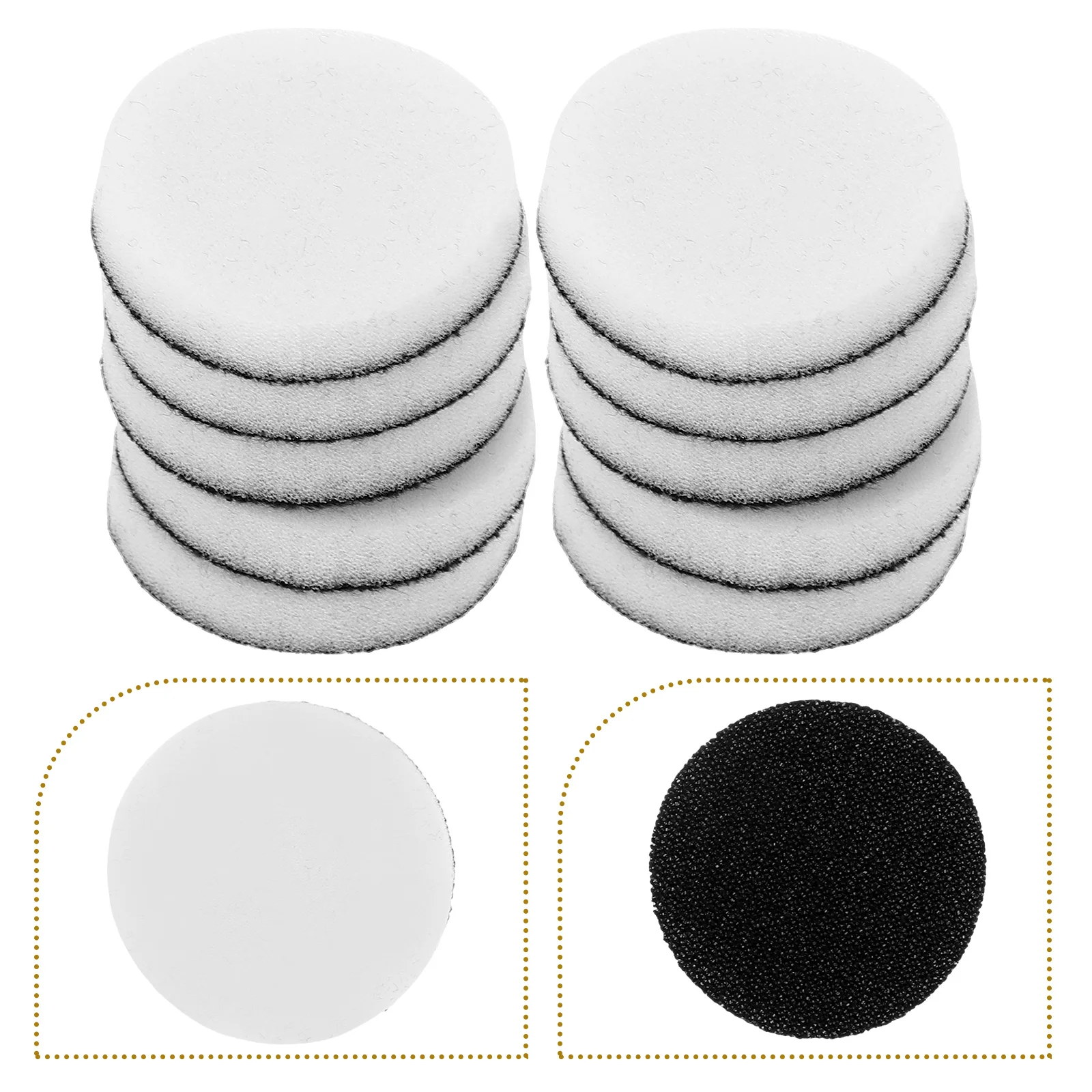 10 Buah Alat Pencampur Bantalan Busa Mini Pengganti Spons Isi Ulang Perlengkapan Seni Tinta Darurat Tinta Cair Embossing Kerajinan Kreatif
