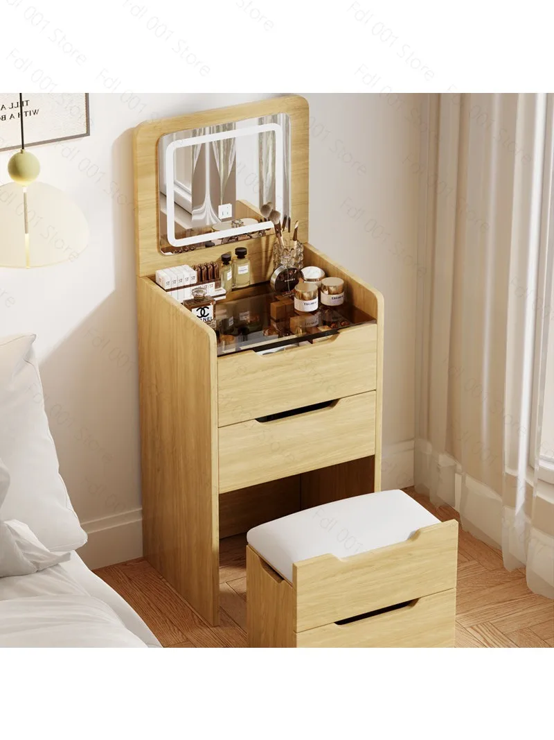 Dresser, small apartment princess flip dressing table, modern simple storage cabinet integrated mini chest dressing table
