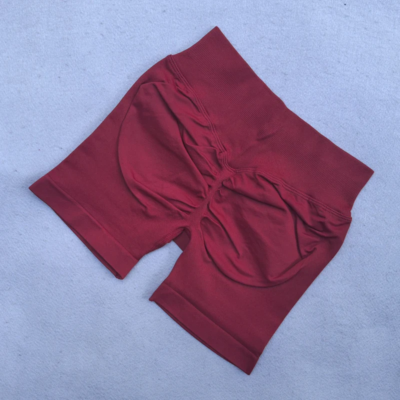 2-teiliges Yoga-Set für Damen, rückenfrei, Neckholder-Tops, hohe Taille, nahtlose Shorts, Fitnessstudio, Anzug, Fitness-Kleidung, Sportbekleidung, Workout-Sets – Detail 21