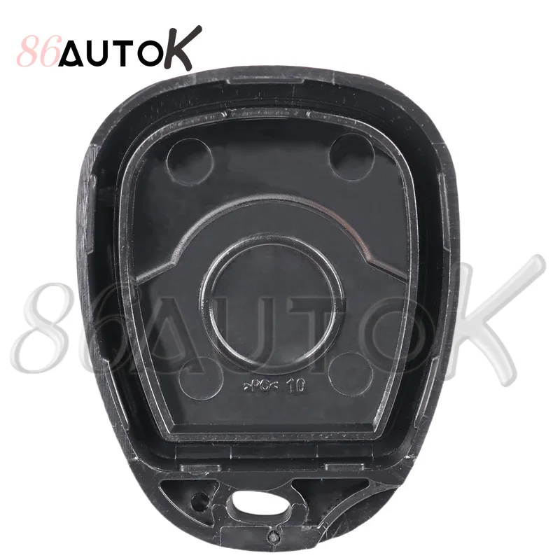 Carcasa de mando a distancia de repuesto LHJ011 de 3 botones para Chevrolet Chevy GMC Silverado Tahoe Suburban 2003-2006, funda para llave de coche