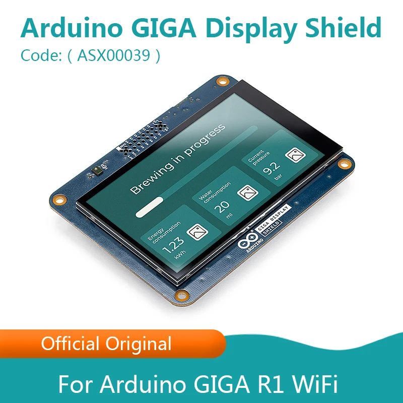 Official Original Arduino GiGA Display Shield ASX00039 For Arduino GIGA R1 WiFi