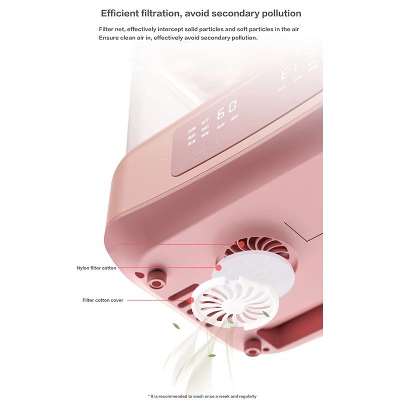 Nuovo design Tre in uno Modulatore multifunzionale per latte per bambini Sterilizzatore e asciugatrice a vapore a temperatura costante