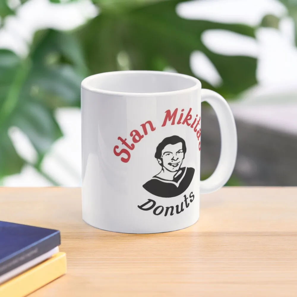 Stan Mikita Is Donuts Classic  Mug Handle Round Design Coffee Gifts Photo Printed Image Drinkware Cup Tea Simple Picture