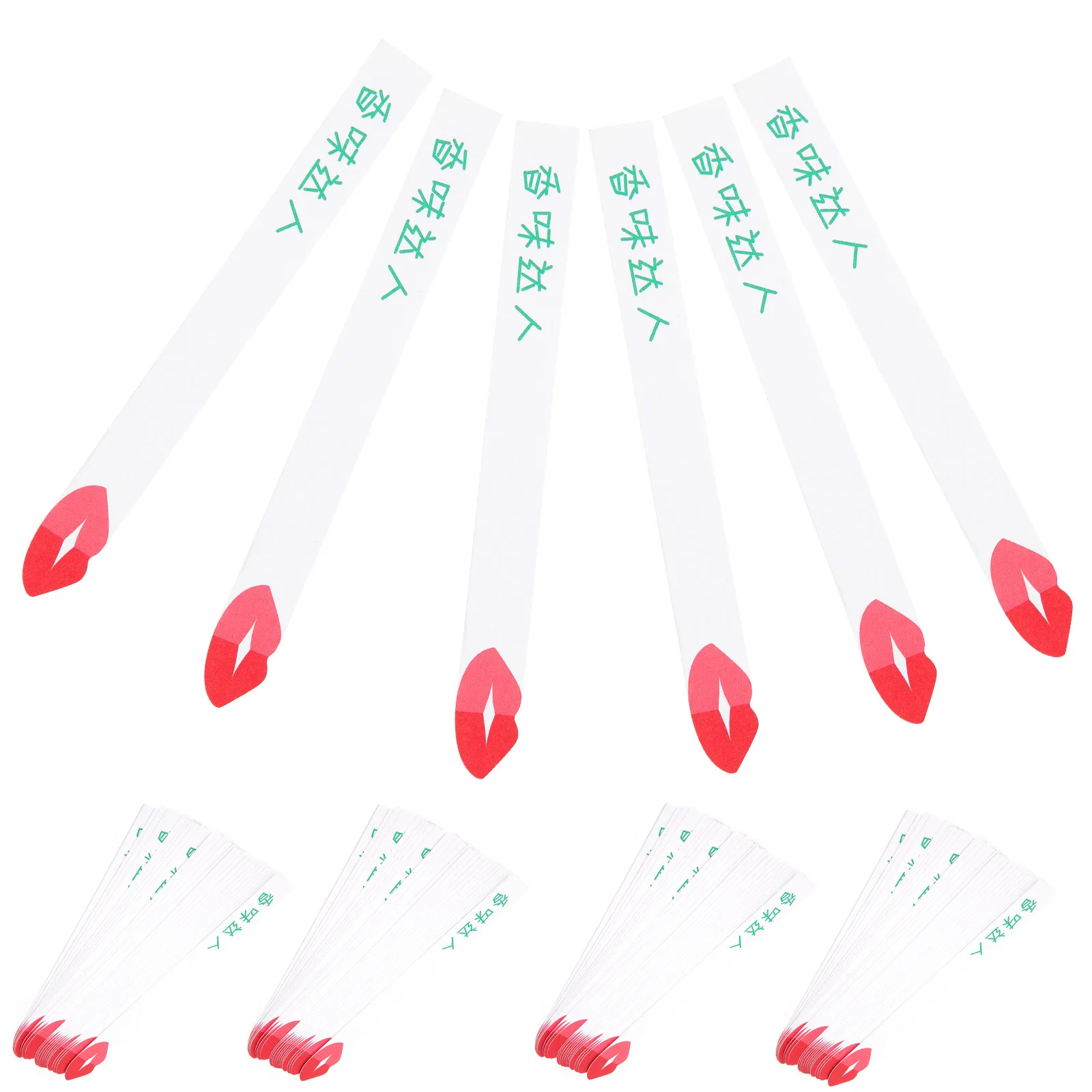 100Pcs Perfume Paper Strips Tester Fragrance Essential Oil Test Strips Aromatherapy Scents Testing Paper Portable Convenient