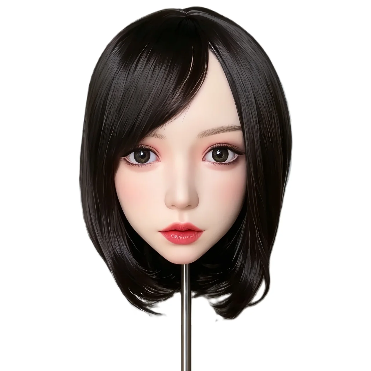 Wonanii Silicone Head HYH-SHB-TS-0031 Wig Rooted Oral Cavity Life-Size Skin Texture M16 Interface Movable Joint Skeleton