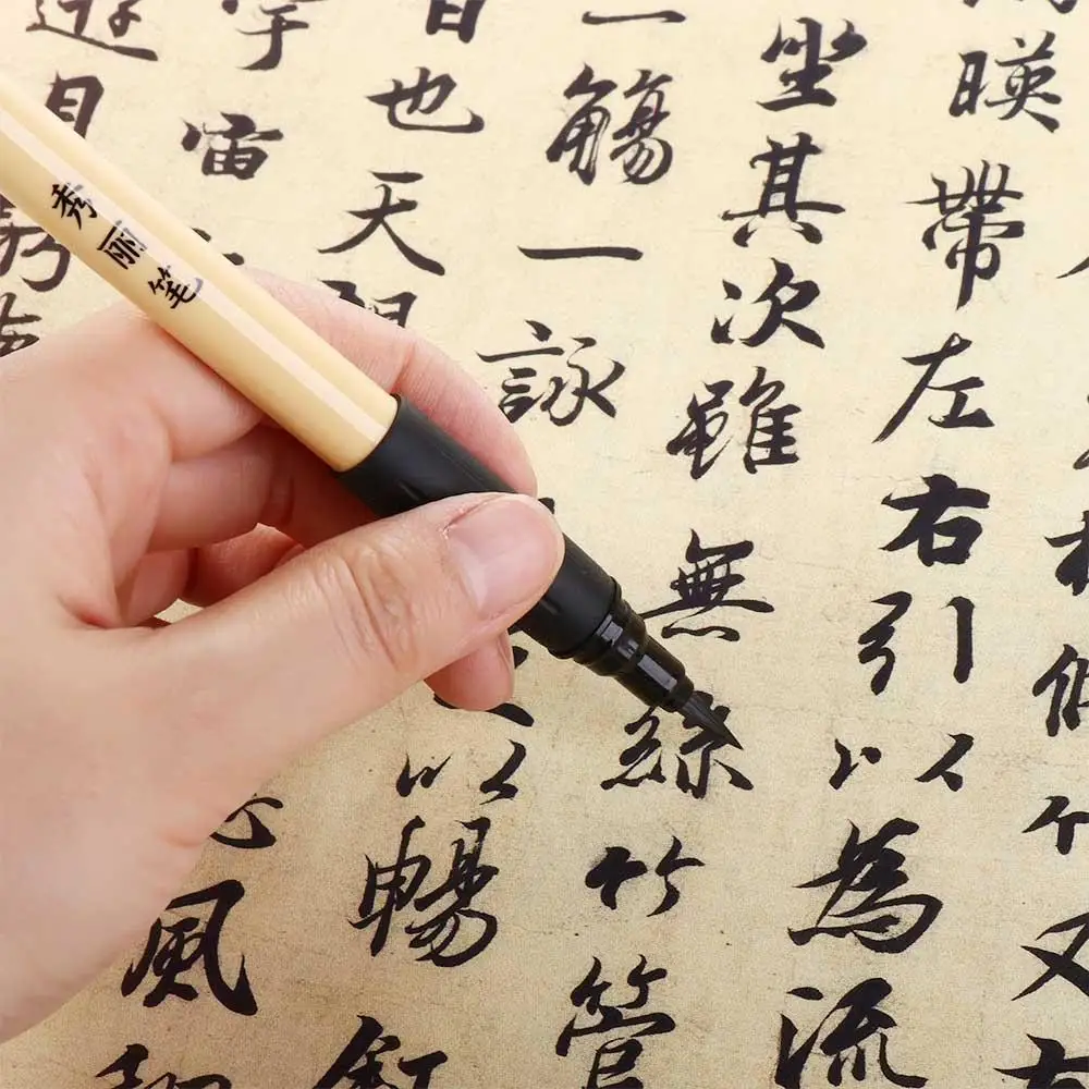 Art Supply Calligrapher Painting Pens Script Writing Brush Running Cursive Regular Script Calligraphy Brushes Chinese Brushes
