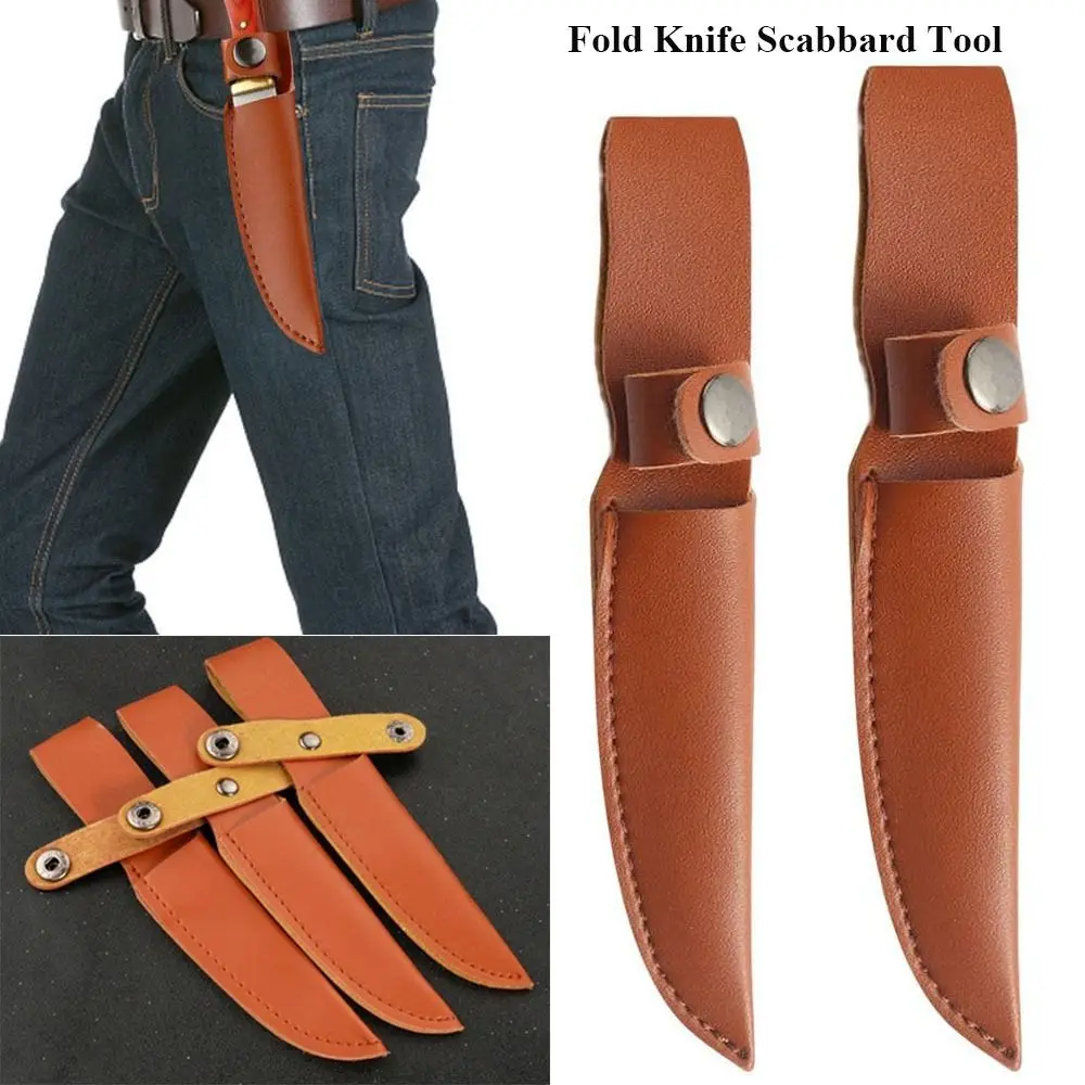 Funda para cuchillo plegable con cinturón y bolsillo exterior