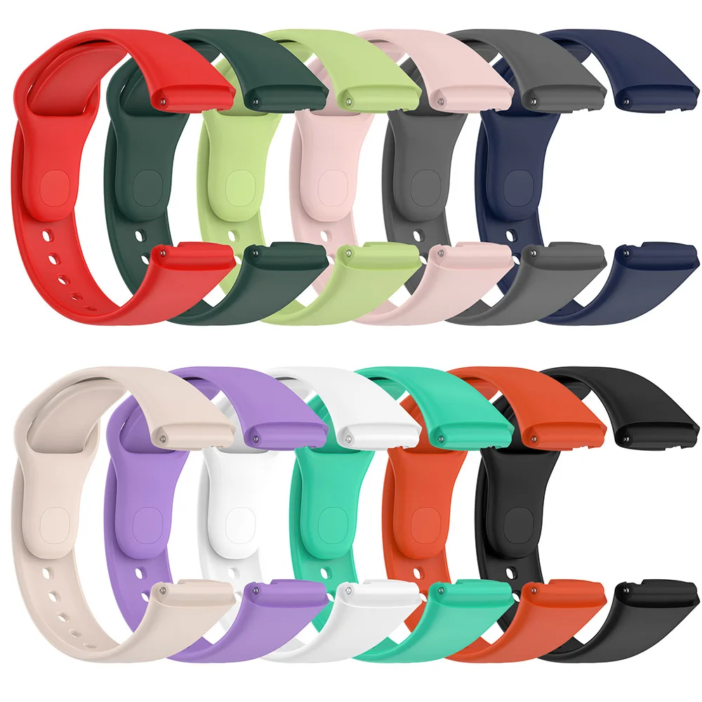 레드미 워치 3 라이트 액티브 실리콘 밴드, 통기성 스포츠 스트랩, 시계 팔찌, 단색 교체