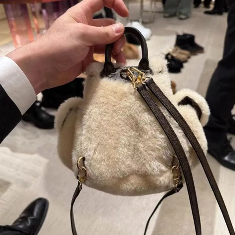 حقيبة ظهر JIAERDI ريترو من القطيفة للنساء على الطراز الياباني بأزرار جلدية مدمجة لطيفة حقيبة ظهر للسيدات على الموضة للتنقل Mochilas Mujer