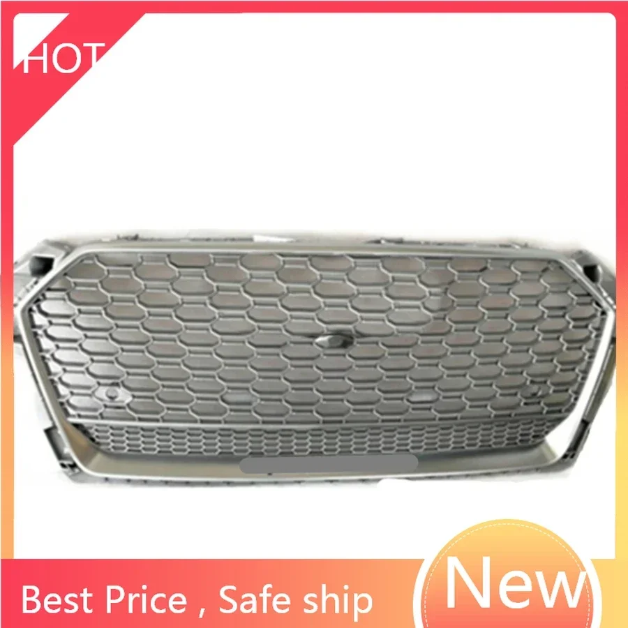 

For RS5 Style Front Sport Hex Mesh Honeycomb Hood Grill Silcer for Audi A5/S5 B9 2017-2019 car accessories fast ship