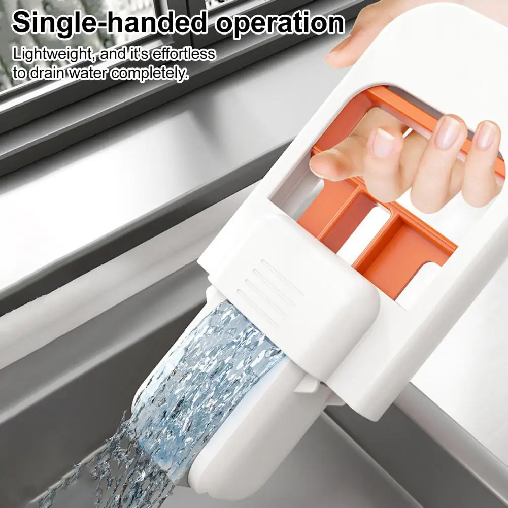 Mini Mop for Small Spaces Hands-free Wring Mop Mini Foldable Desktop Mop Self-squeeze Sponge Tool Compact Kitchen for Wet