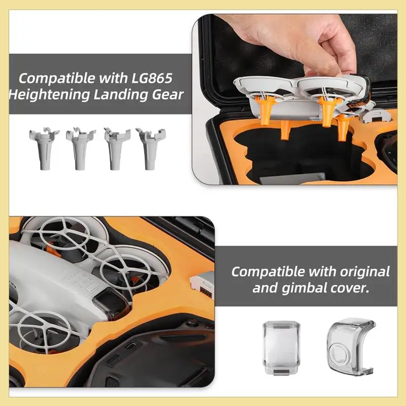 

TTKK-Carring Case For DJI NEO Storage Bag Explosion Proof Safety Case Hard Shell Large Capacity Case For DJI Neo Accessories