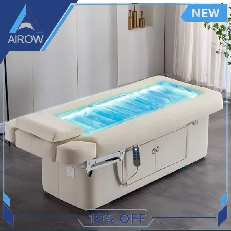 for Electric Spa Bed Latex Massage Table Beauty Salon Facial Therapy Couch Professional Esthetician Equipment Furniture