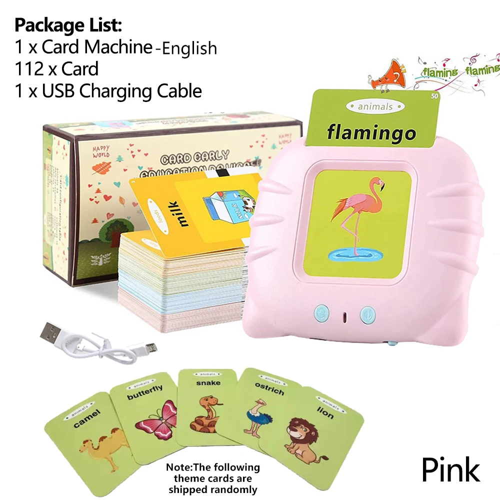 التعليم المبكر بطاقة فلاش لعب للتعلم البطاقات التعليمية الحديثة للأطفال مرحلة ما قبل المدرسة الإنجليزية الإلكترونية آلة كتاب الصوت هدية #5