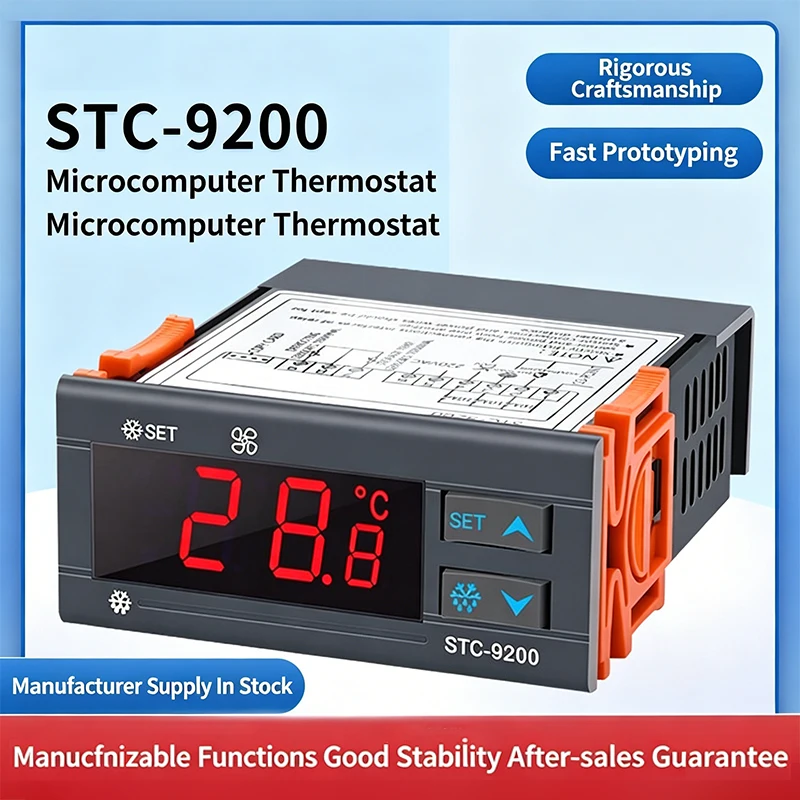 LIZAO STC-9200 Digital Temperature Controller Microcomputer Thermostat with High Stability and Customizable Control Parameters