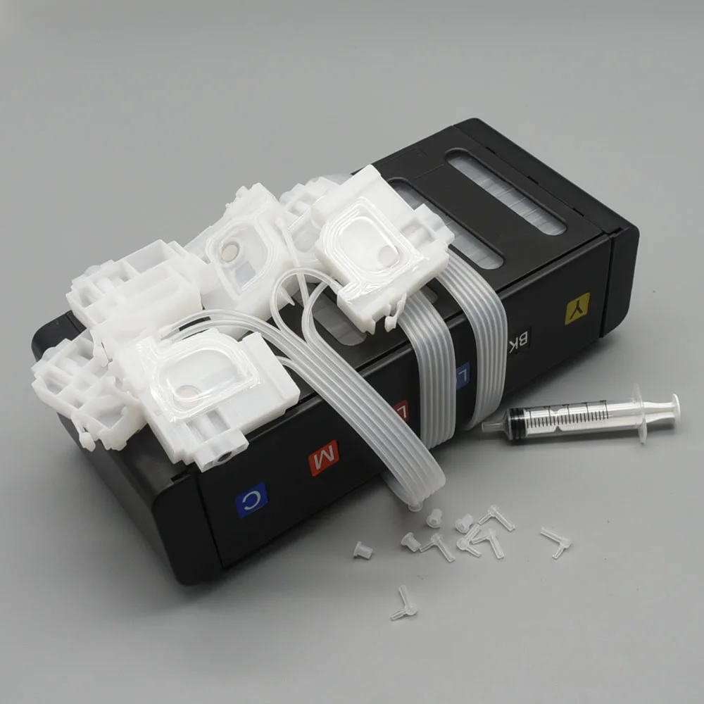 Newest 6 Colors Compatible Series CISS Ink Tank System External Cartridge Suitable For Epson L800 L1800 L801 L810