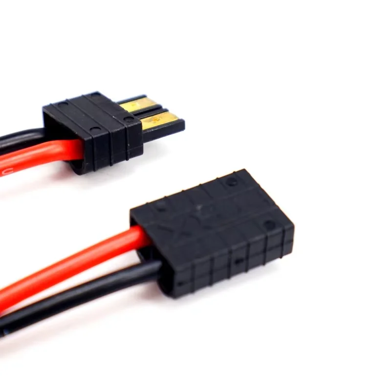 5/10 قطعة 10 سنتيمتر 14AWG عمداء T التوصيل إلى TRX ذكر شاحن أنثي موصل كابل لبطارية ليبو RC أجزاء