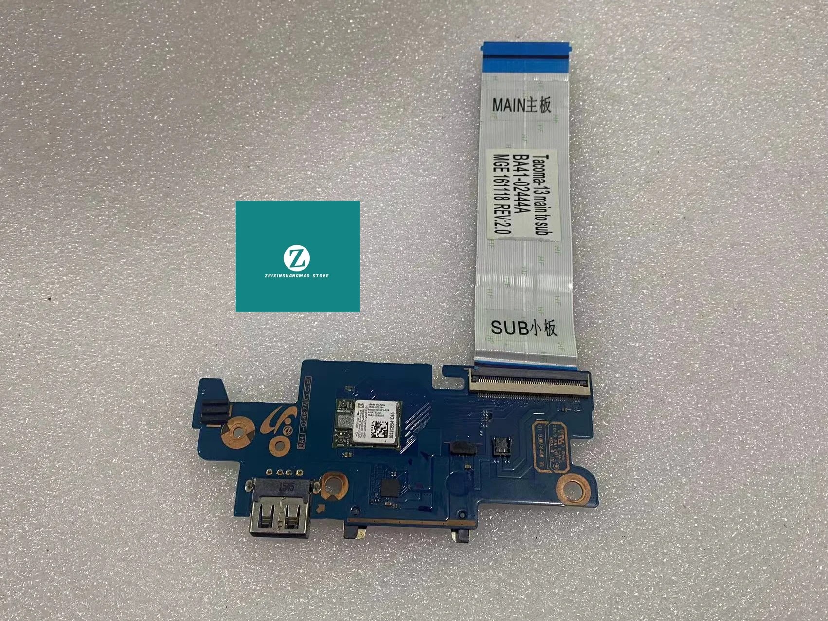 Imagem -03 - Genuíno para Samsung Np910s3l 910s3l 905s3k 910s3k 930x2k Usb sd Leitor de Cartão Placa de Botão de Energia com Cabo