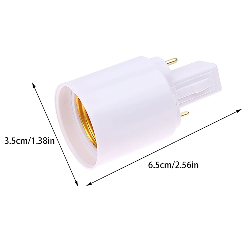 Adaptador Universal de Portalámparas LED/Halógeno, de G23 a E27/E26/E14, para Iluminación