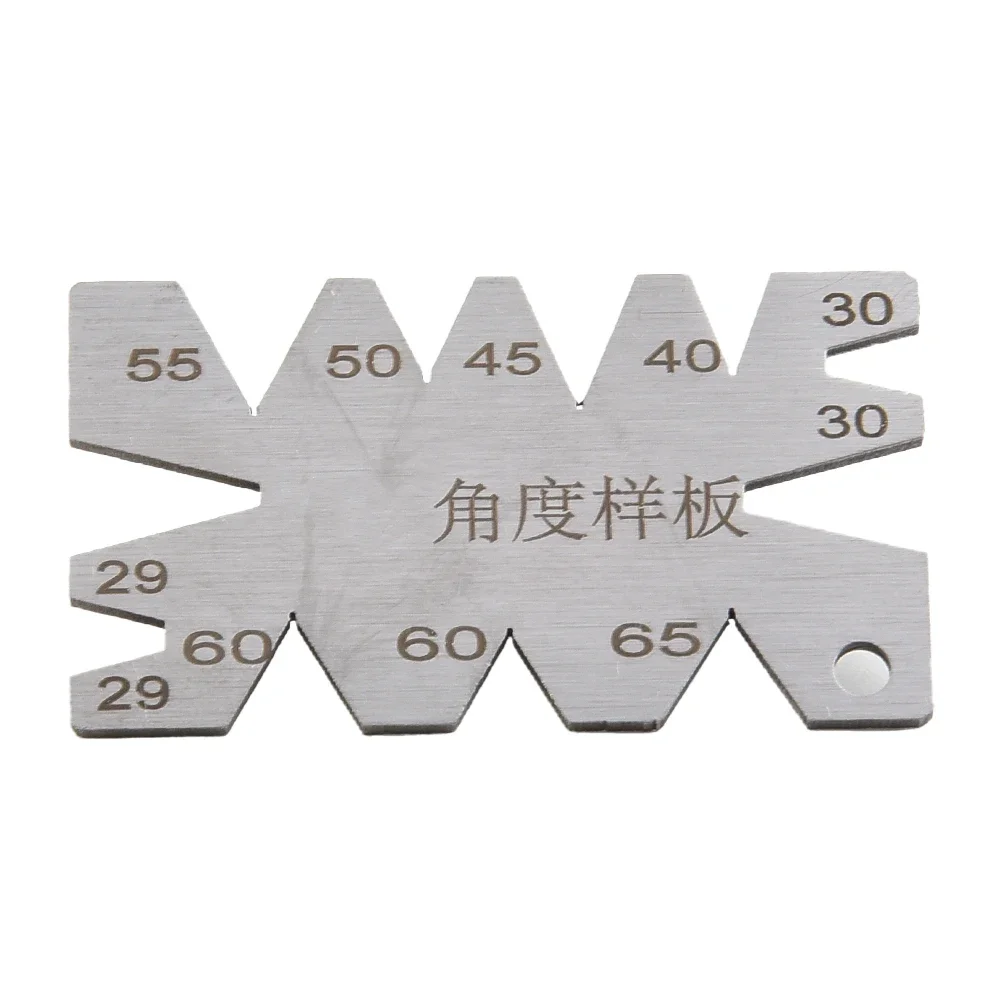 

1pc Cutting Angle Gauge Machining Threads Screw Gauges Angle Template Gauge Stainless Iron Carpenter Gauging Measuring Tool