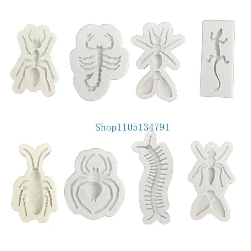 

98km Multi Purpose Silicone Mold For Realistic Insect Halloween Crafts And Event Decoration Home Ornament Making Mould
