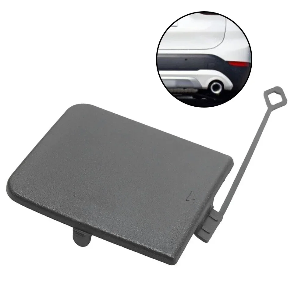 Direct Replacement left Black Rear Bumper Tow Hook Cover Cap for BMW X1 E84 2013 2015 Perfect Fit and Easy to Install