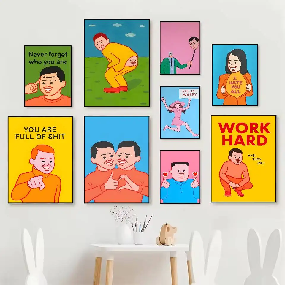 Joan Cornella Art Poster HD Posters Self Adhesive Waterproof Ideal For Living Room Bedroom Bar Decoration