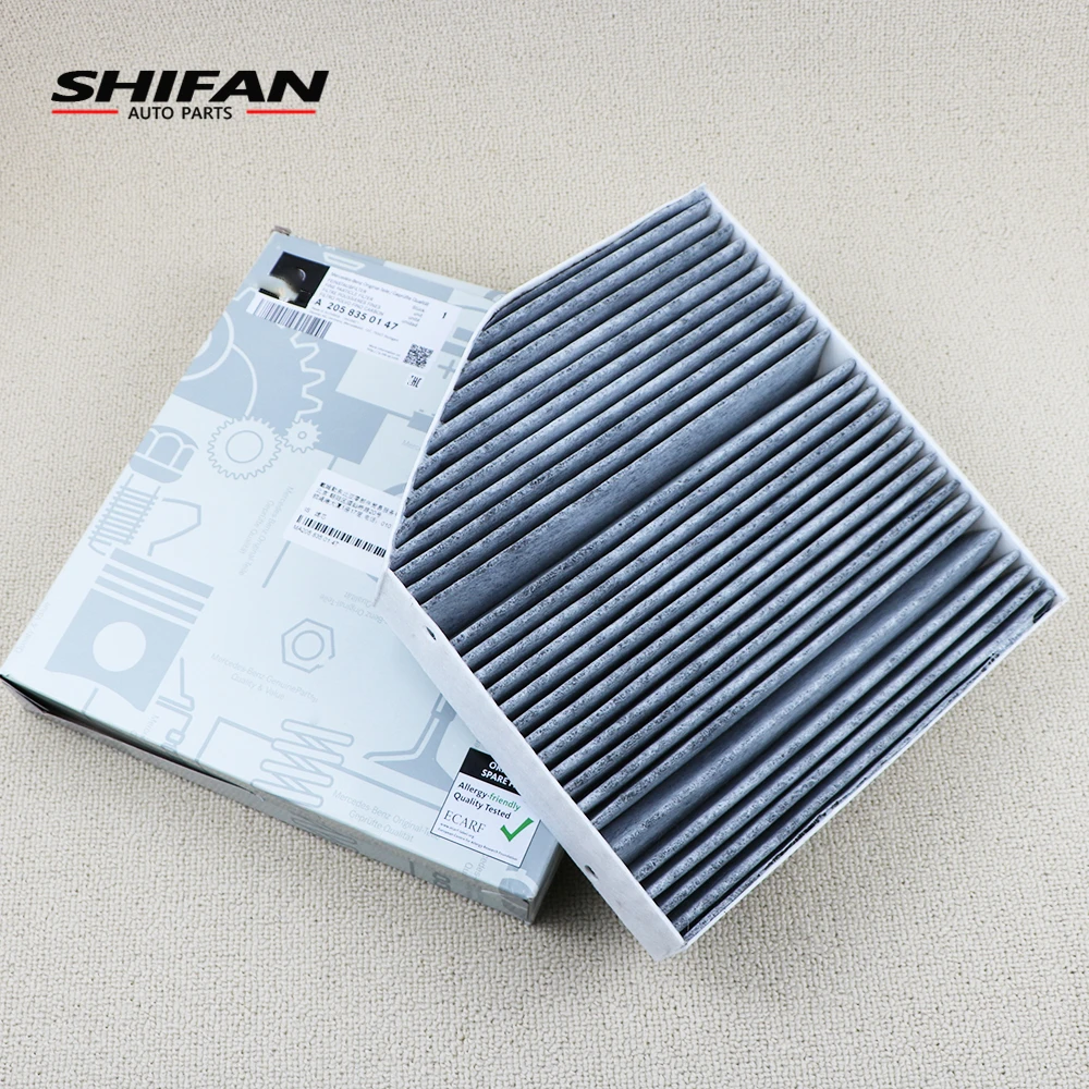 

A2058350147 Car Activated Carbon Car Cabin Air Filter For MERCEDES-BENZ W205 S205 C160 C180 C200 2058350147