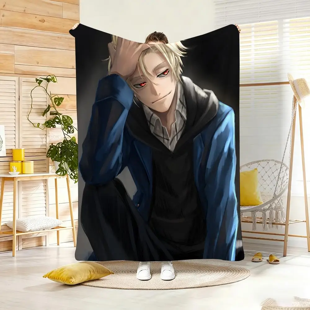 Animation B-Blood Blockade BattlefrontS Throw Lightweight 240g Flannel Blanket Soft Skin-friendly for Summer Cooling