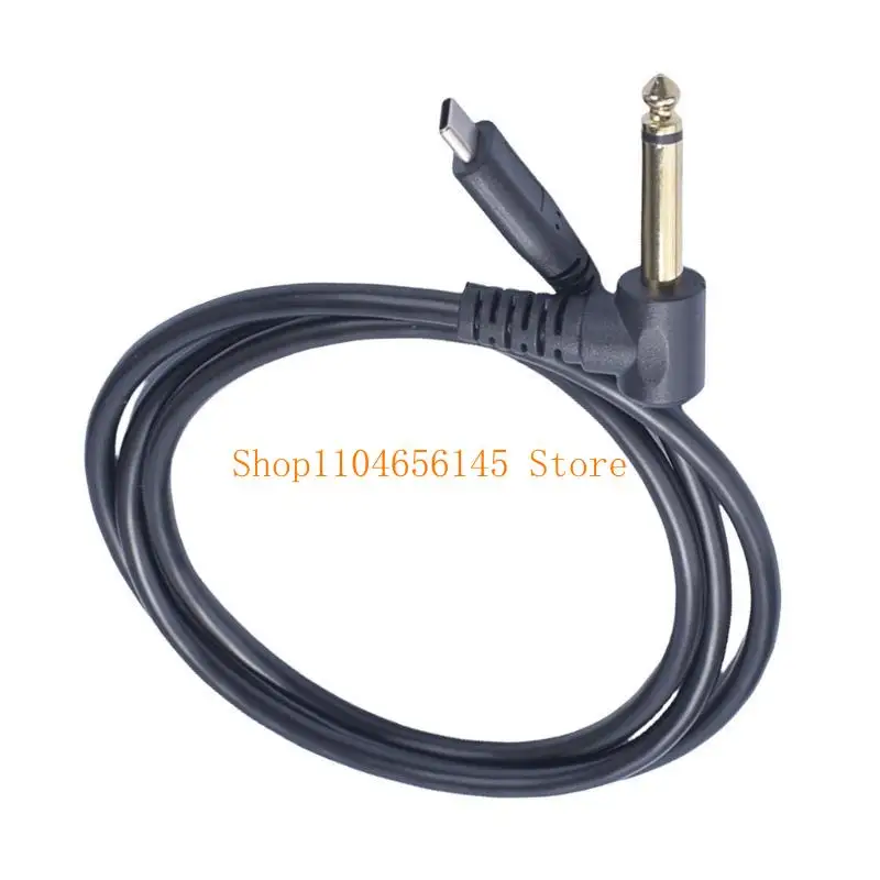 652F USB C to Single/Double 6.35mm Cable Type C to 1/4inch Adapter Cord Line