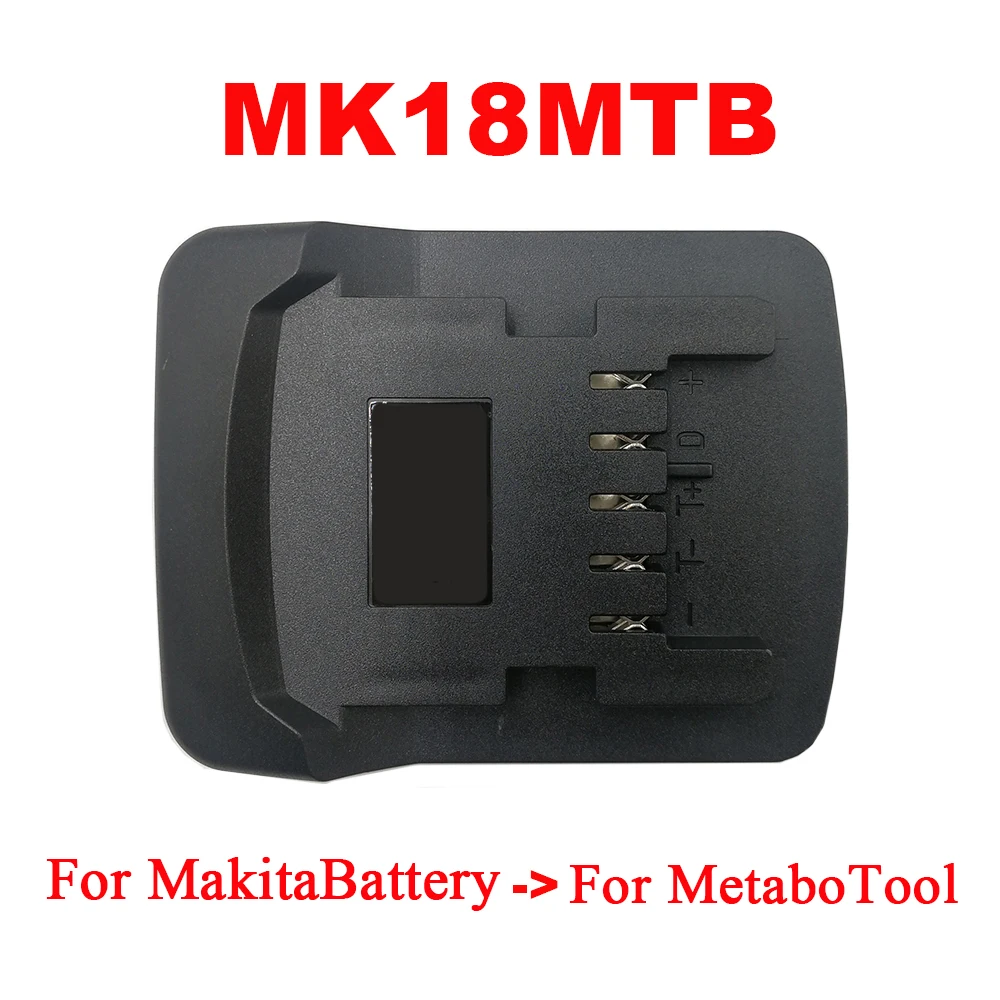 MK18MTB DW18MTB Adapter Converter use for Makita BL1830 for DeWalt DCB200 18V 20V Li-ion Battery on for Metabo 18V Lithium Tool