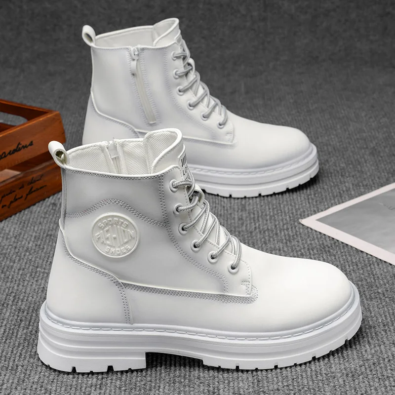 

High-Top Men's Versatile Thick-Soled Classic Sneakers - Minimalist, Comfortable, Outdoor & Casual Fashion Sneakers