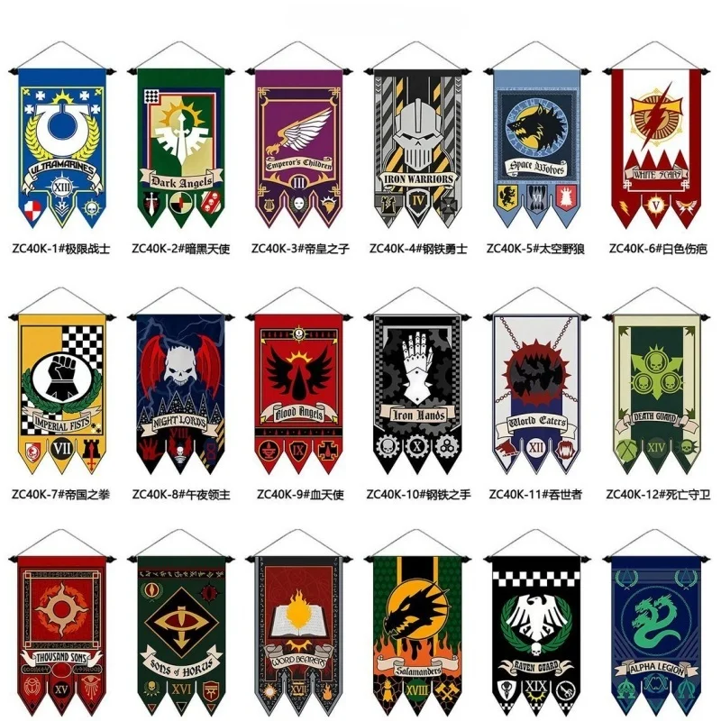 Image of Neues, heiß begehrtes Warhammer 40k Peripheral Legion Wandbanner für Bar, Jungenzimmer, Wanddekoration, perfektes Geschenk für begeisterte Fans.