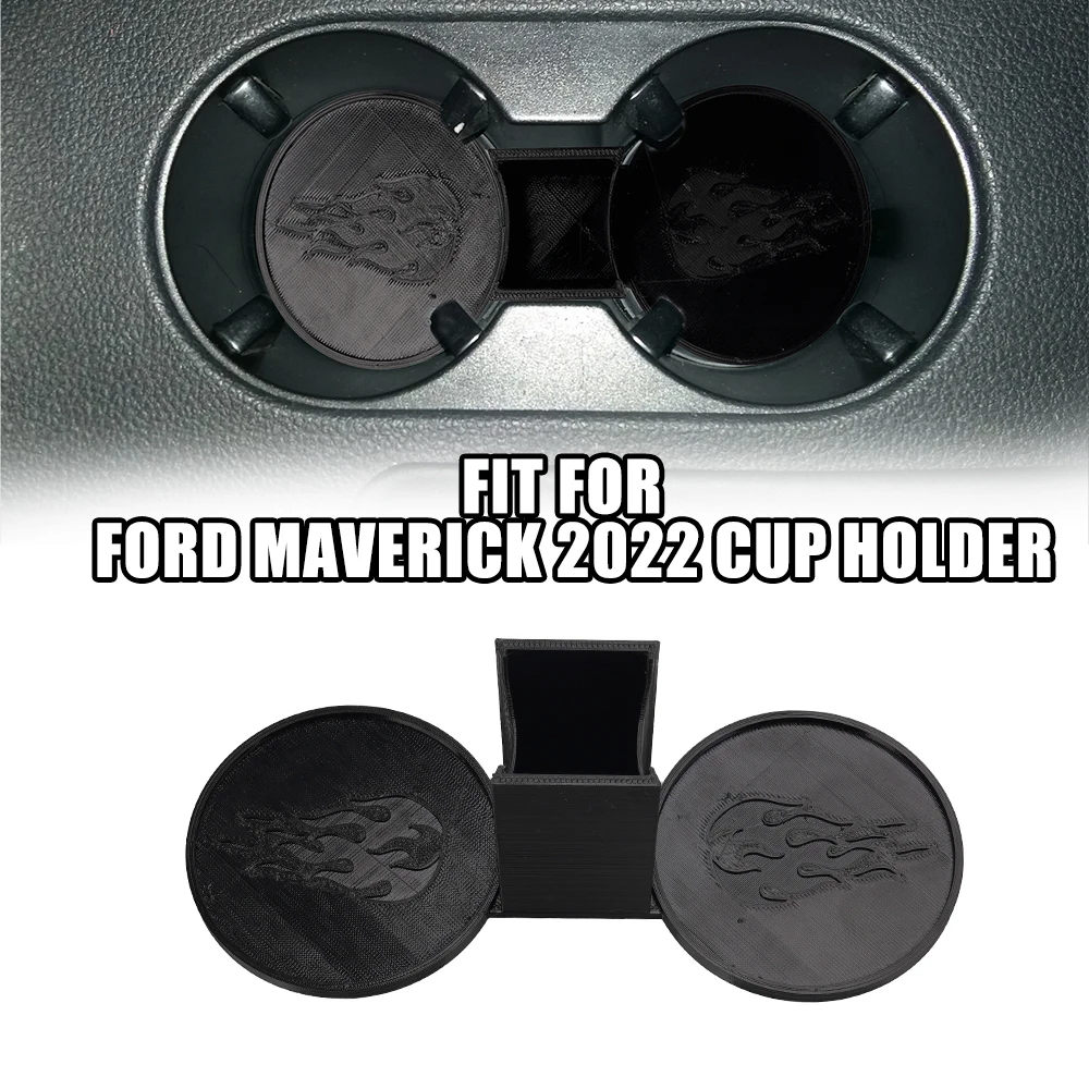 1/2PCS Storage Rack For Ford Maverick 2022 Car Portable Cup Holder Storage Rack 3D Printing