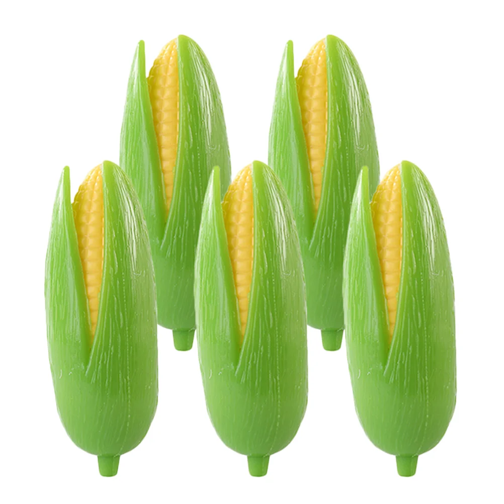 

5 Pcs Corn Kneading Music Pressure Relief Toy Squeeze Sensory Stretchy Toys Party Tricky Lovely Cartoon Plaything