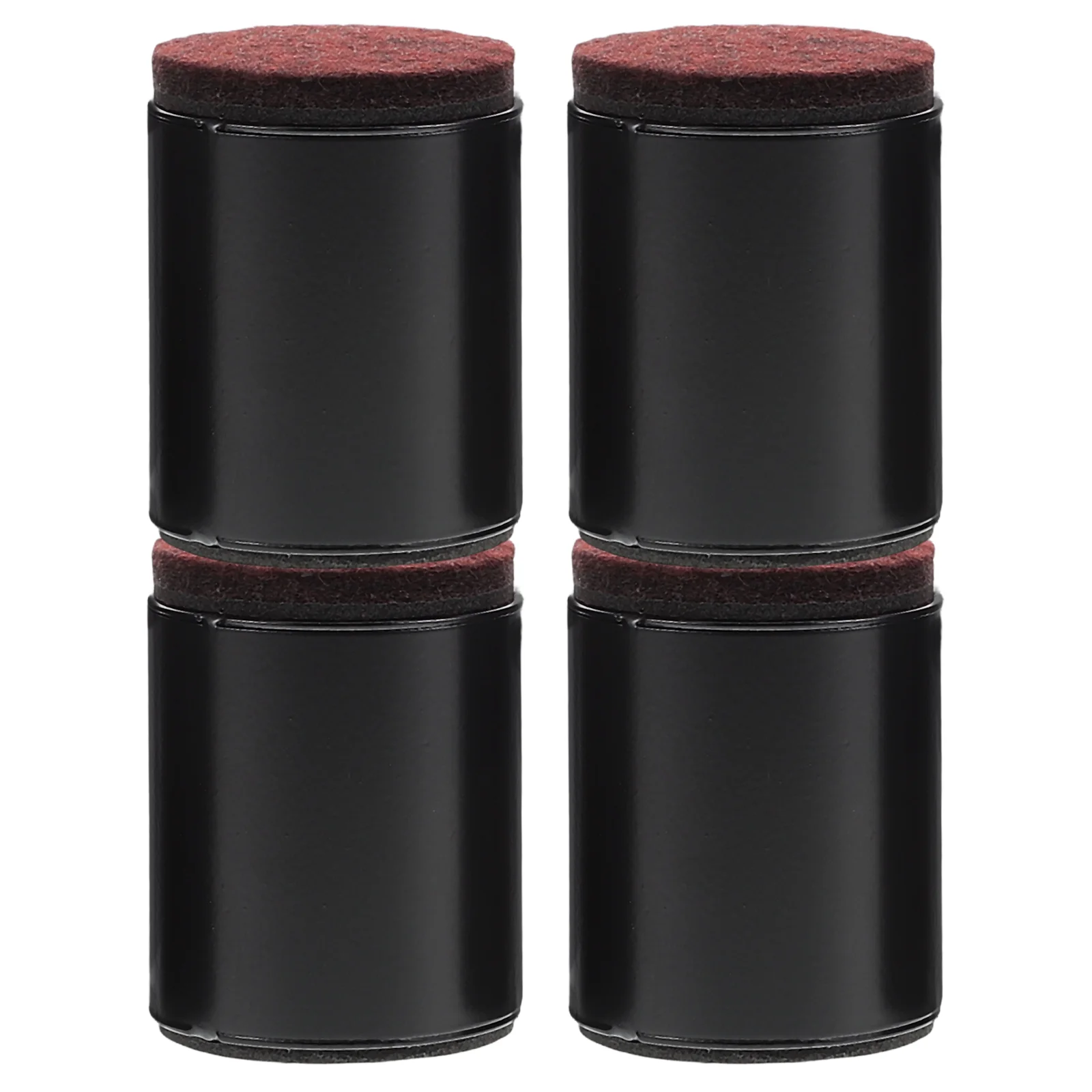 

4-шт мебельные подставки для ног, подушечки для стула, стола, черная углеродистая сталь для паркетных полов