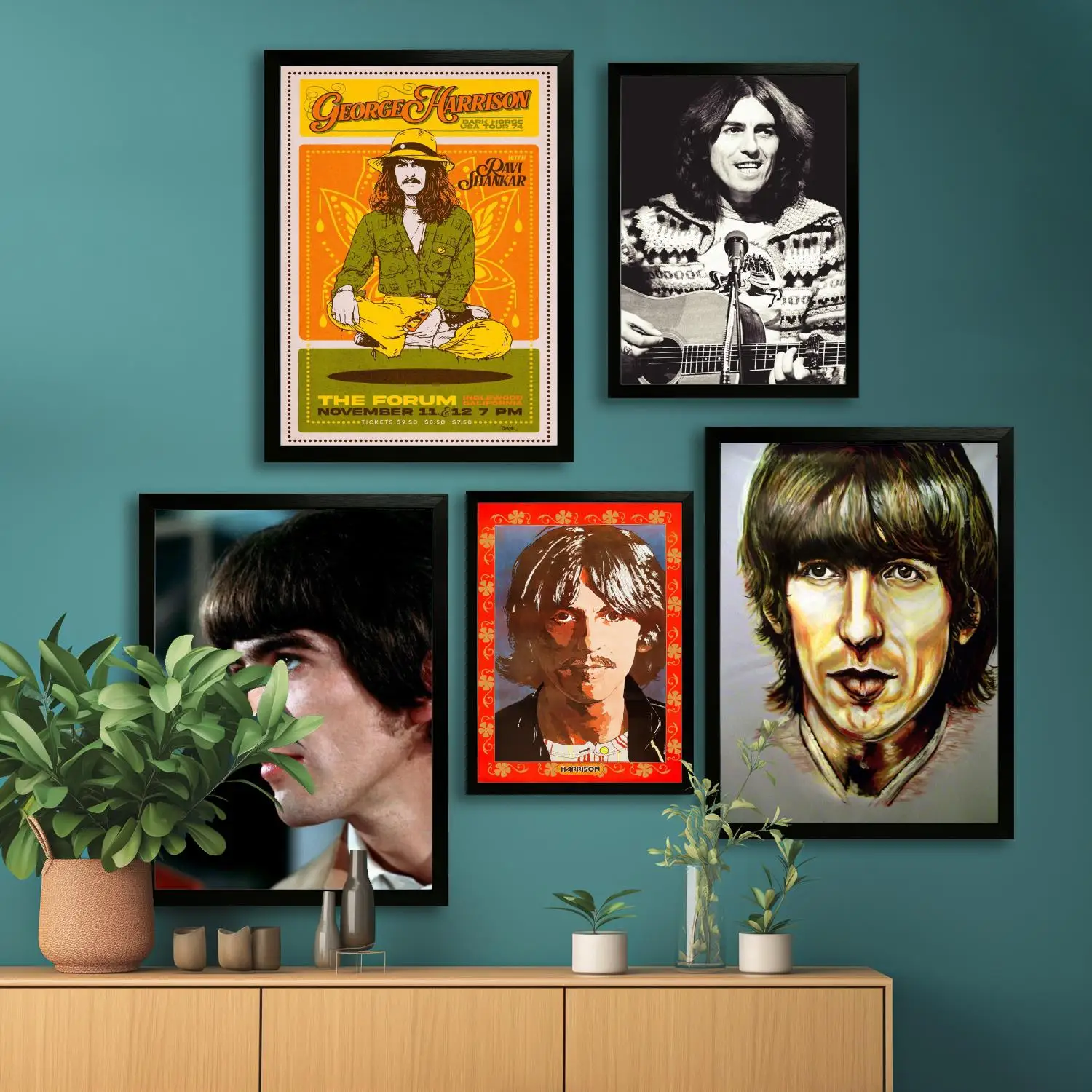 george harrison Canvas Art Poster and Wall Art, Picture Print, Modern Family Bedroom Decor, Posters,Decorative painting