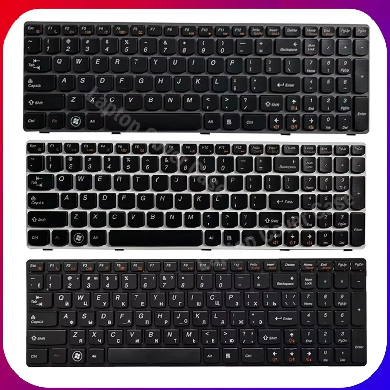 US/Russian Keyboard For G580 Z580 Z580A G585 Z585 Laptop Keyboard